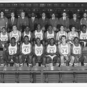 1983 N.C. State University Wolfpack, NCAA champions, Atlantic Coast Conference champions.