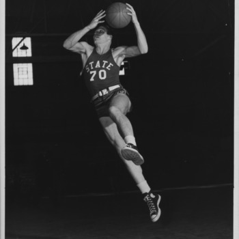 North Carolina State College all-American basketball player Dick Dickey.