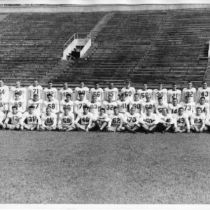 North Carolina State College's 1946 Gator Bowl team.