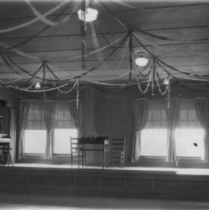 Stage at a Home Demonstration clubhouse