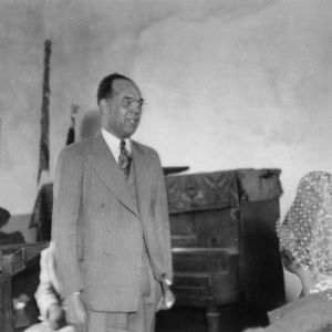 J. W. Mitchell addresses group of African American State Council members, 1941