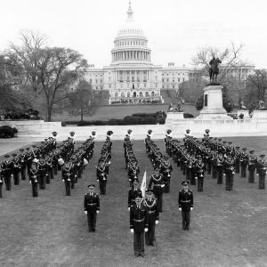 U.S. Army field band on the mall