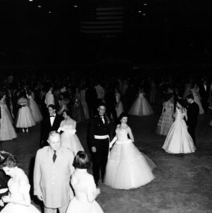 Cadets attending a military dance
