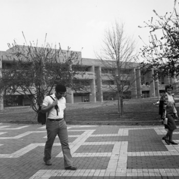 Bostian Hall, view from Brickyard