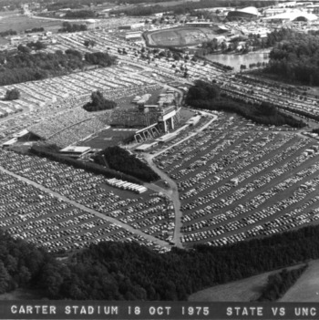 Carter-Finley Stadium, aerial shot