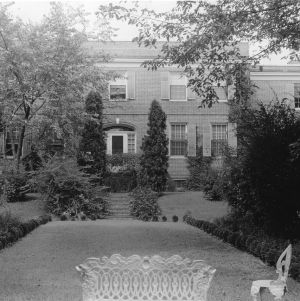 Rear view of Chancellor's residence, North Carolina State College