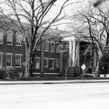 View of Winston Hall from across Hillsborough Street