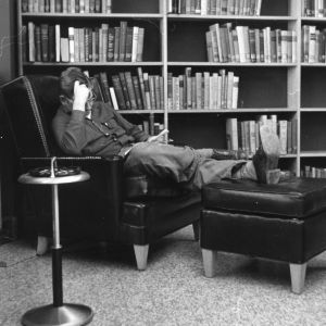 Student studies in D. H. Hill Jr. Library