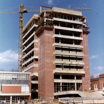 D. H. Hill Jr. Library, Tower construction