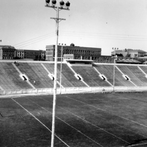 Riddick Stadium, view of the west stands