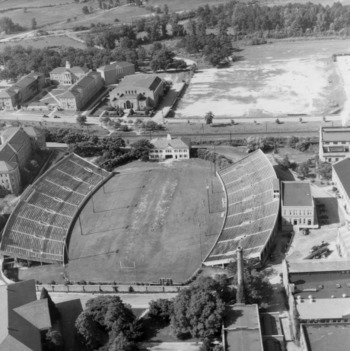 Riddick Stadium, aerial view