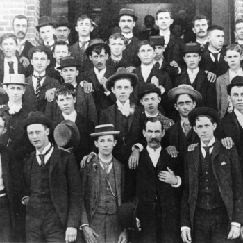 First freshman class at North Carolina College of Agriculture and Mechanic Arts, 1889