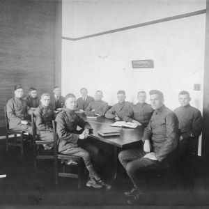 YMCA cabinet, North Carolina State College, 1918-1919.