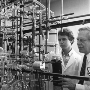 Vivian T. Stannett and other in lab