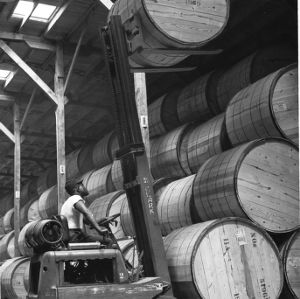 Tobacco storage warehouse, 1960.