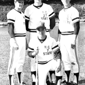 N. C. State baseball players, 1974