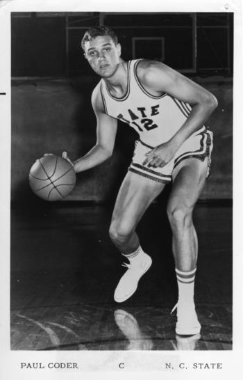 Basketball Center Paul Coder - 0007934 - NC State University Libraries&#39;  Rare and Unique Digital Collections | NC State University Libraries&#39; Rare  and Unique Digital Collections