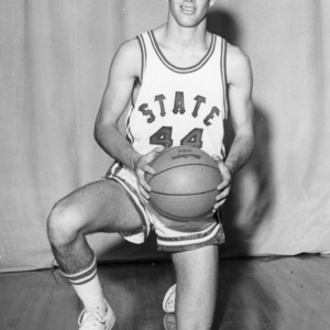#44 Freshman Danny Gatewood, N.C State basketball