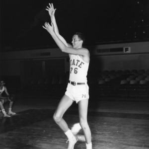 N.C. State basketball's #76, Center Larry Lovington, Port Richmond, New York