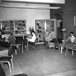Student lounge, 1951 Jan. 12