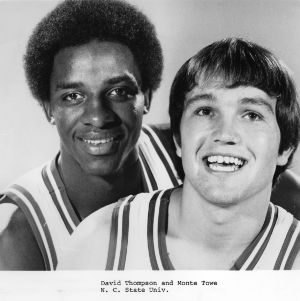 David Thompson and Monte Towe, N.C. State University basketball