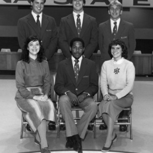 1983-1984 N.C. State University basketball managers