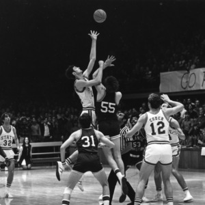N.C. State vs. Atlantic Christian College, 1971 (jump ball)