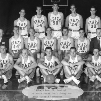 N.C. State College basketball team -- 1958 Atlantic Coast Conference and Dixie Classic champions