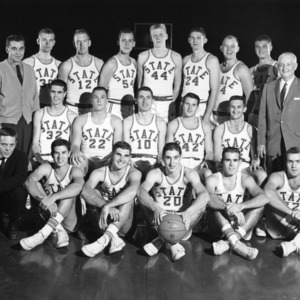 N.C. State College basketball team, 1962