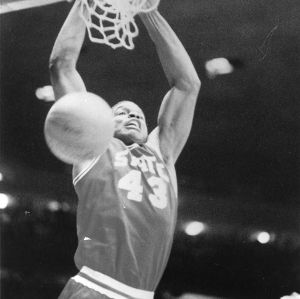 Winning dunk of 1983 NCAA Championship against the University of Houston