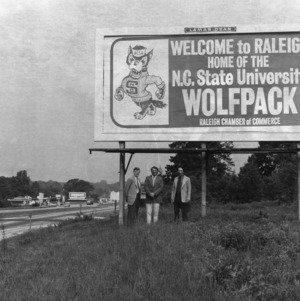 "Welcome To Raleigh" billboard