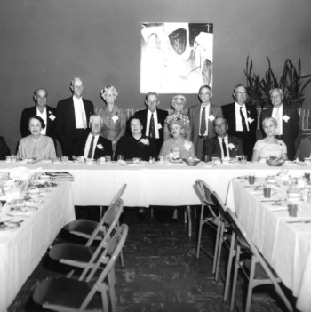 Class of 1910 at Alumni Weekend with William Clark Styron, Sr., on left, 1960.