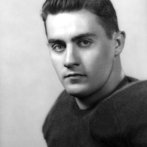 N. C. State football player Bill Hickman