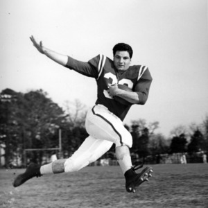 N. C. State football player Jim Sciaretta