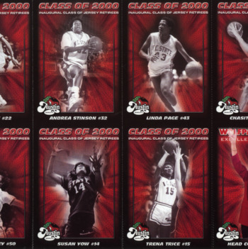 Class of 2000 N.C. State University women's basketball (inaugural class of jersey retirees sports cards)