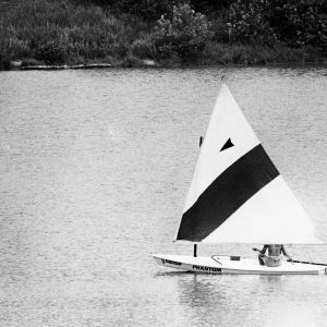 Sailing on a lake near Raleigh, NC