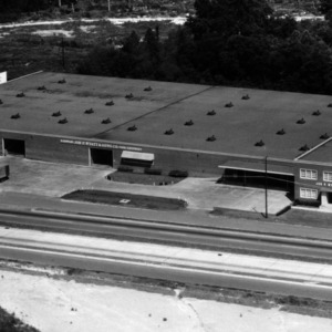 Aerial photograph of the Job P. Wyatt and Sons Co. on Capital Blvd.