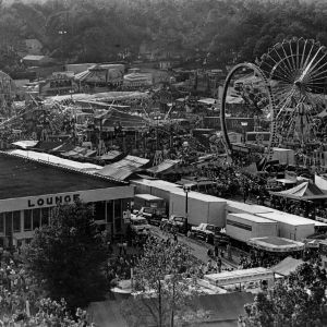 Aeriel View of the North Carolina State Fair