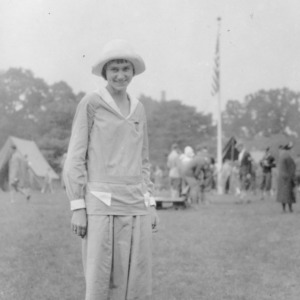 Unidentified woman at first National 4-H Conference, 1927