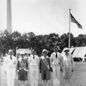 North Carolina delegates attending the 2nd National 4-H Club Camp in Washington, D.C.