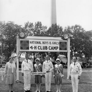North Carolina delegates attending the National 4-H Club Camp in Washington, D.C.