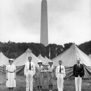 North Carolina delegates attending the National 4-H Club Camp in Washington, D.C.