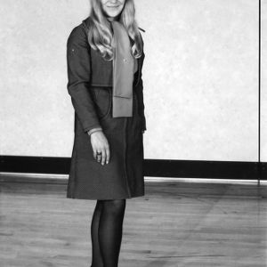 Frances Lee Williard, a 4-H club member participating in the 4-H Fashion Revue