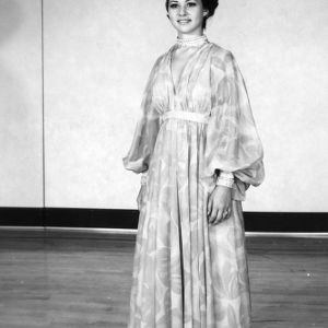 Frances Snow, a 4-H club member participating in the 4-H Fashion Revue