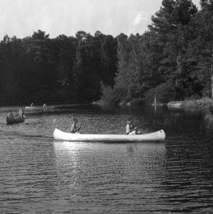 Canoeing at Millstone 4-H Camp