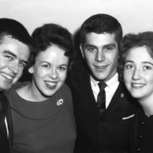 Preston Cornelius, Lucille Nayes, Eddie Davis, and Mary Sirk attending the National 4-H Club Camp in Washington, D.C.