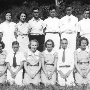 Johnston County 4-H at John's River Camp, 1938