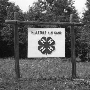 Sign at Millstone 4-H Camp