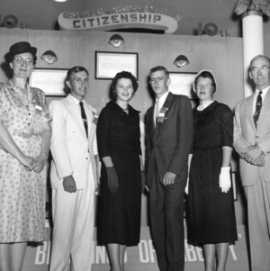 State 4-H club leaders attending the 1955 National Citizenship Conference
