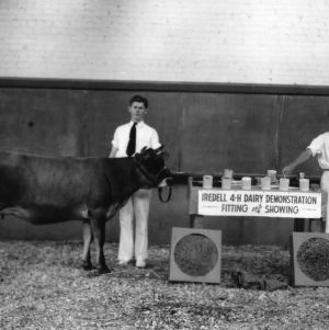 Iredell County, North Carolina, dairy demonstration team, North Carolina State 4-H Short Course, 1938